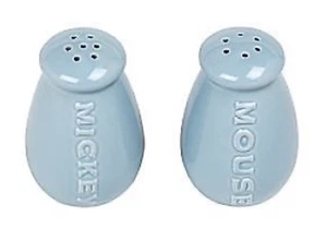 Authentic  Disney Mickey Mouse Salt & Pepper Shaket Set Powder Blue NEW - Picture 1 of 1