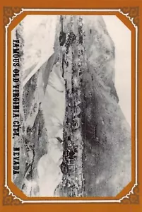 Cartolina NV: Chollar Mine, Hale & Norcross Mine, Virginia City, Nevada 4x6 - Foto 1 di 2