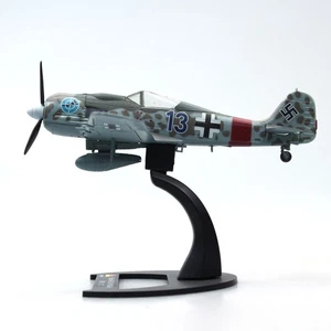 1:72 Luftwaffe Focke-Wulf Fw 190 A-8 Fighter Model Diecast Military Collection - Picture 1 of 7