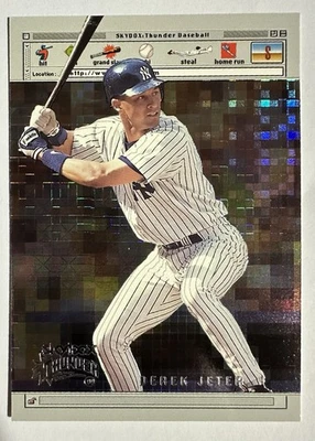 1999 Skybox Thunder #5 WB Derek Jeter - Image 1 of 2