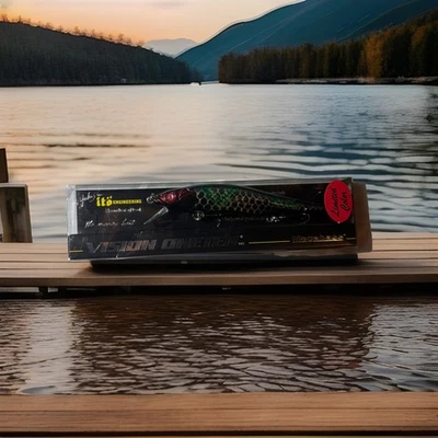 Megabass Vision Oneten Midnight Emerald Orochi Bento Box, pequeno amassado na embalagem  - Imagem 1 de 2