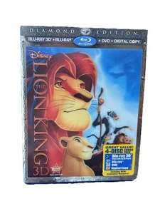 Lion King Diamond Edition 3D Blu-ray DVD Set Disney Animated Movie Family Bluray - Bild 1 von 9