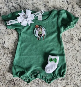Celtics Baby/Babykleidung Mädchen Celtics Babygeschenk Mädchen Boston Basketball Girl - Bild 1 von 2