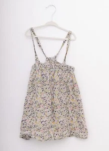 NELLIE QUATS Liberty Print Pinafore Blouse Top Dress Girls Sz 7/8 - Picture 1 of 2