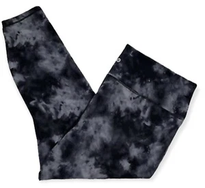 High Rise Black/White Velocity Tie Dye Ankle Length Leggings Plus Size NWT 2X - Picture 1 of 5