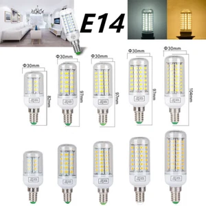 E14 LED Bulb 3W 6W 9W 12W 10W Cool / Warm White Corn Light Bulbs 240V Screw Cap - Picture 1 of 13