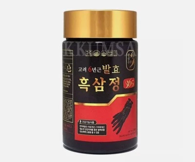 Korean 6 Year Old Fermented Black Ginseng Extract 240g (1 Bottle) +Track - image 1 of 4
