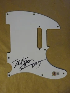 Signed Jason Newsted Autographed Metallica Guitar Pick Guard Beckett BAS COA - Picture 1 of 5