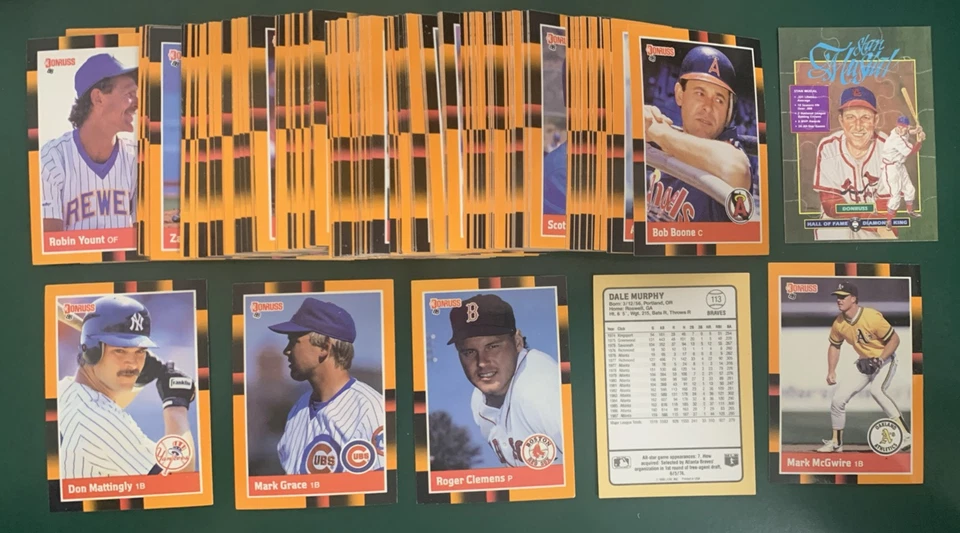 1988 Donruss Baseball's Best SET BREAK singles - stars, commons, HOFers #1-200 - Image 1 of 1