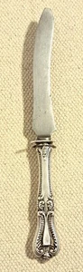 Towle Old Colonial Sterling Silver Carving Meat Knife with broken tip Monogram S - Picture 1 of 6