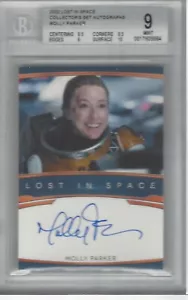 2022 LOST IN SPACE COLLECTOR'S SET AUTO MOLLY PARKER (MAUREEN ROBINSON) MT BGS 9 - Picture 1 of 2