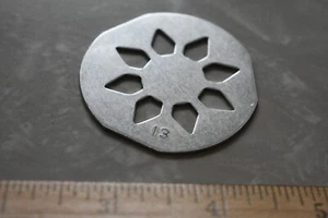 Vintage Mirro Cookie Pastry Press Plates Disc Replacement Part Flower #13 - Picture 1 of 5