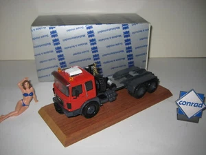 Man F 8 3-ACHS Zugmaschine #3109 Conrad 1:50 Rare Emballage D'Origine - Photo 1/2