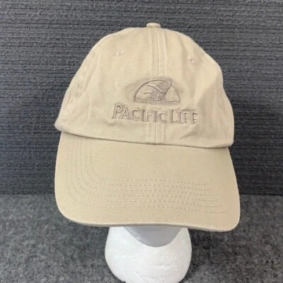 Pacific Life Baseball Hat Strapback Cap OSFA Beige Adjustable Chino Antigua - Image 1 of 4