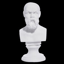 Socrates Bust Statue, Ancient Greek Philosopher, Alabaster Sculpture,14cm-5.51in