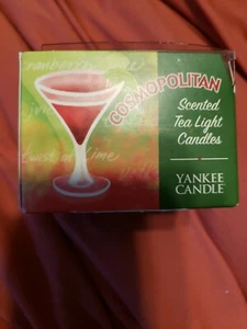 Super seltene Schachtel mit 12 COSMOPOLITAN Yankee Candle Teelichtern neu im Karton - Bild 1 von 4
