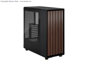 Fractal Design North ATX mATX Mid Tower PC Case - Charcoal Black Chassis with Wa - Picture 1 of 12
