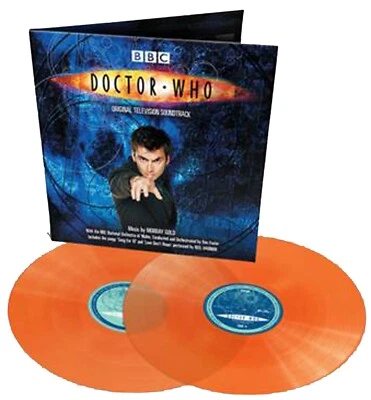 DOCTOR WHO LP x 2 Murray Gold DOUBLE ORANGE VINYL Limited Edition Brand NEW UNP - Image 1 of 4