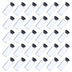 30pcs 10ml Flat Bottom Vials with Caps for Lab & Home