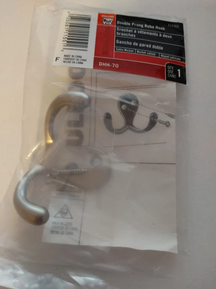 Gancho para bata Bulldog de doble punta DHH-70 Foto 1 de 1