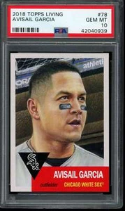 2018 Topps Living Set #78 Avisail Garcia PSA 10 Gem Mint Card 42040939 - Picture 1 of 2