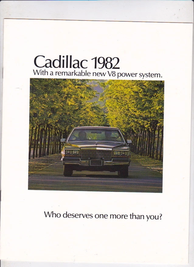 1982 CADILLAC US 12p Brochure ELDORADO DE VILLE SEVILLE FLEETWOOD - image 1 of 1