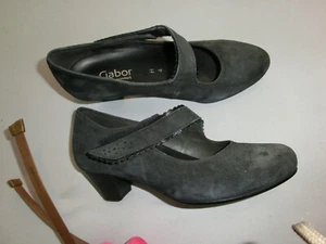 GABOR Comfort Riemchen Pumps Halbschuhe schwarz Gr. 4 H 37 NEU - Bild 1 von 9