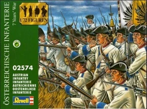 Revell (1/72) - 2574 Seven Years War Austrian Infantry - GREEN BOX ON SPRUES - Picture 1 of 1