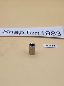 Snap-on Tools 1/4" Drive 8mm Metric Shallow 12 POINT Chrome Socket TMMD8 USA - Picture 1 of 4