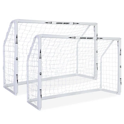 CUSHHOM Fussballtor Outdoor Fußballtor 180x2 Stück für Erwachsene und Kinder