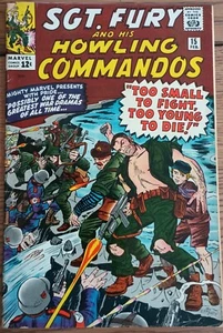 Sgt. Fury #15 , 1965, Jack Kirby VF Issue - Picture 1 of 2