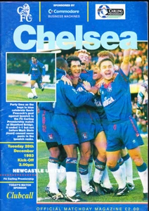1993/94 Chelsea V Newcastle United 28-12-1993 Premiership - Bild 1 von 1