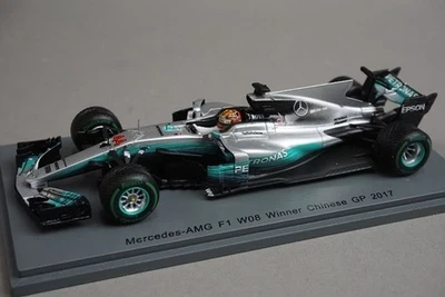 1:43 Spark S5030 Mercedes AMG F1 W08 Chinese Grand Prix 2017 #44 L. Hamilton - Image 1 of 4