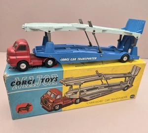 Corgi 1101 Bedford Carrimore Car Transporter In Original Box - Excellent Vintage - Picture 1 of 10