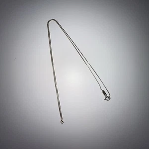 SA Stefani Argento Necklace Italian 925 Sterling Silver 18 inch Box Chain - Picture 1 of 3