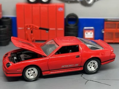 1982-1992 Chevy Camaro Iroc-Z Red Opening Hood 1/64 Scale - Image 1 of 4