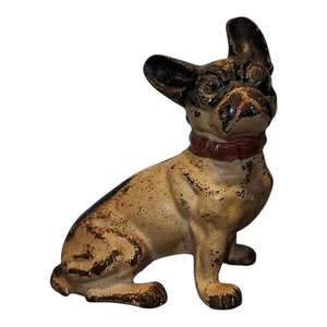 Vintage Hubley Style French Bulldog Cast Iron Doorstop - Picture 1 of 13