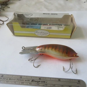 FISHING LURE ARBOGAST 3¾" MUD BUG GREEN BACK & ORANGE BELLY LOOKS NEW - Picture 1 of 3