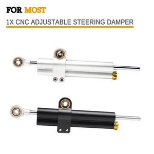Amortiguador de dirección ajustable Ohlin 2 tubos 1 pieza universal para motocicleta - Imagen 1 de 13