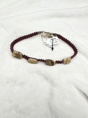 NUEVO Collar Gargantilla Free People Sweet Carolina Marfil Neutro Bohemio Macramé Foto 1 de 4