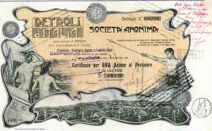 1919 IL LIBERTY PIU' AUTENTICO IN AZIONI CERTIFICATE E D'EPOCA ORIGINALI - Foto 1 di 2