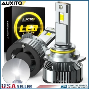 9012 HIR2 LED Headlight Bulbs White 6500K 80000LM Super Bright High/Low Beam D - Picture 1 of 10