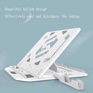 Portable Laptop Stand | Cooling Bracket | Notebook | IPad + Phone Stand RRP £48 - Picture 1 of 4