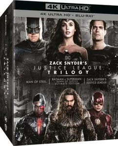 ZACK SNYDER'S JUSTICE LEAGUE TRILOGY 4 BLU-RAY 4K ULTR - Imagen 1 de 1