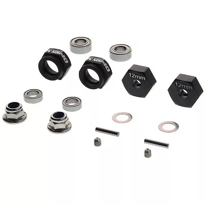 DT-02 Alu 12mm HEX Wheels Rims Hub Adapter for TAMIYA DF02 2WD RC Buggy Car - Image 1 of 4