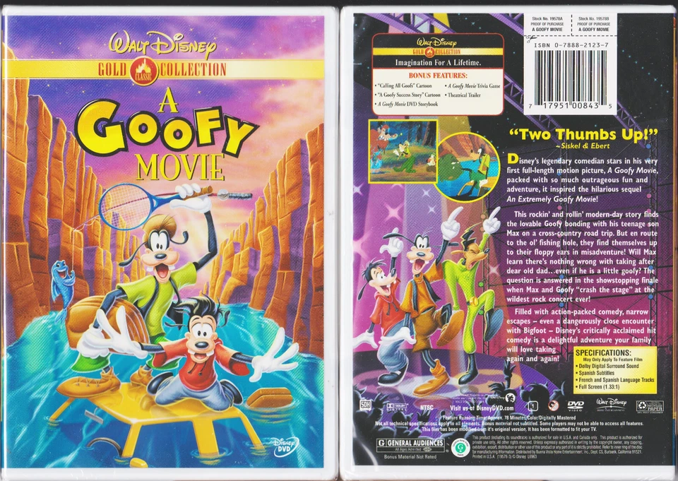 A Goofy Movie (DVD, 2000)  Disney Animated Foto 1 de 1