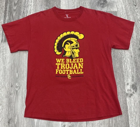 USC Team Trojan 2011 Football T-Shirt Mens Large Cover
