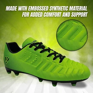 Vizari Laguna Ground Kids Soccer Cleats, Junior-4.5, Green, VZSE93440J-4.5 - Picture 1 of 3