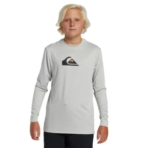Quiksilver Solid Streak Lycra UPF 50 Youth - Gray Violet - Picture 1 of 9