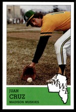 1983 Fritsch Madison Muskies 21 Juan Cruz   Madison Muskies  Baseball Card